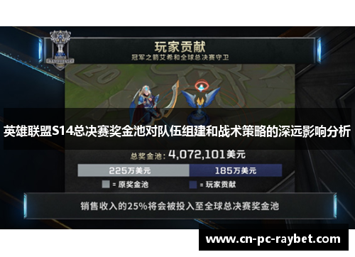 英雄联盟S14总决赛奖金池对队伍组建和战术策略的深远影响分析